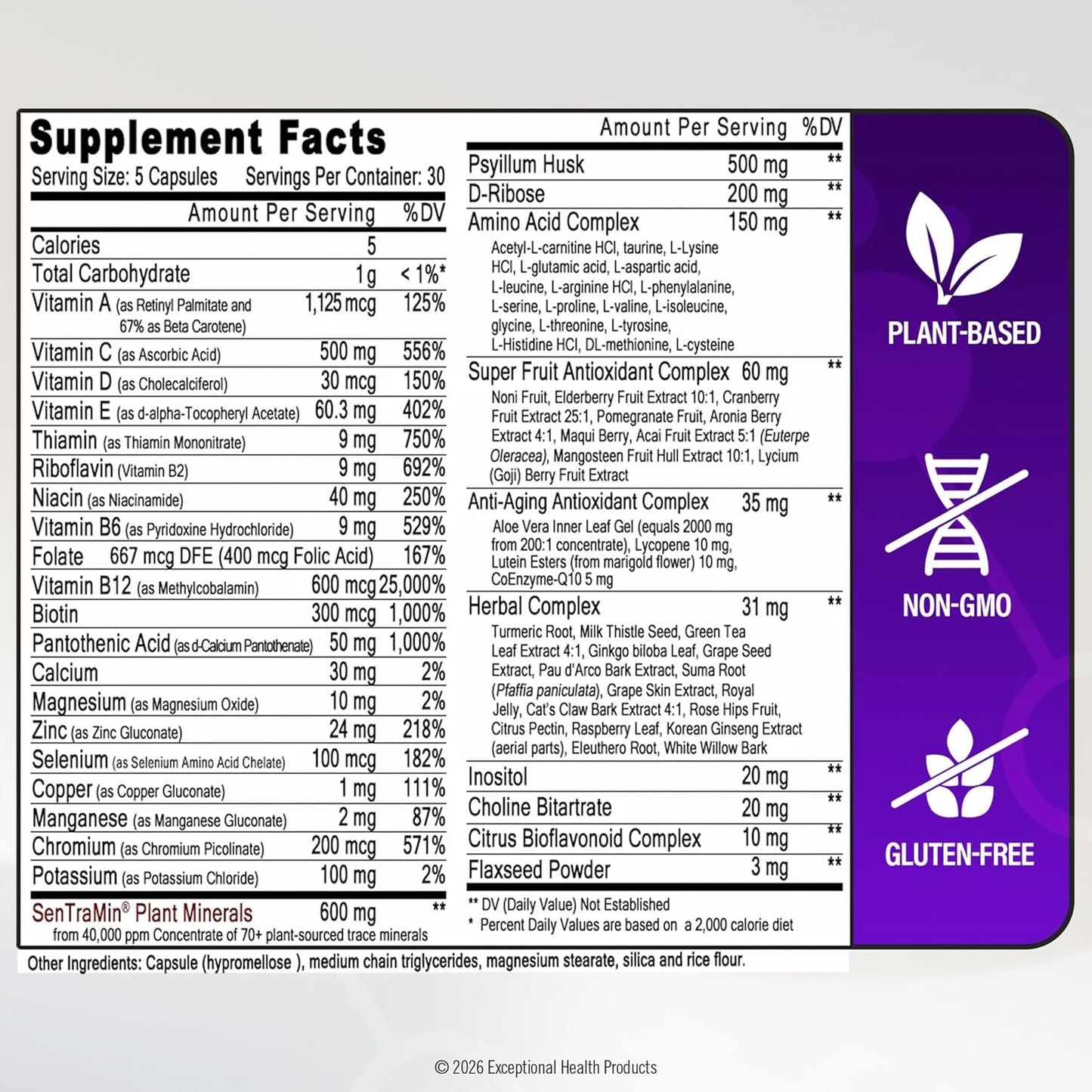 IMMUNO 150 Everything Your Body Needs Over 150 Natural Ingredients