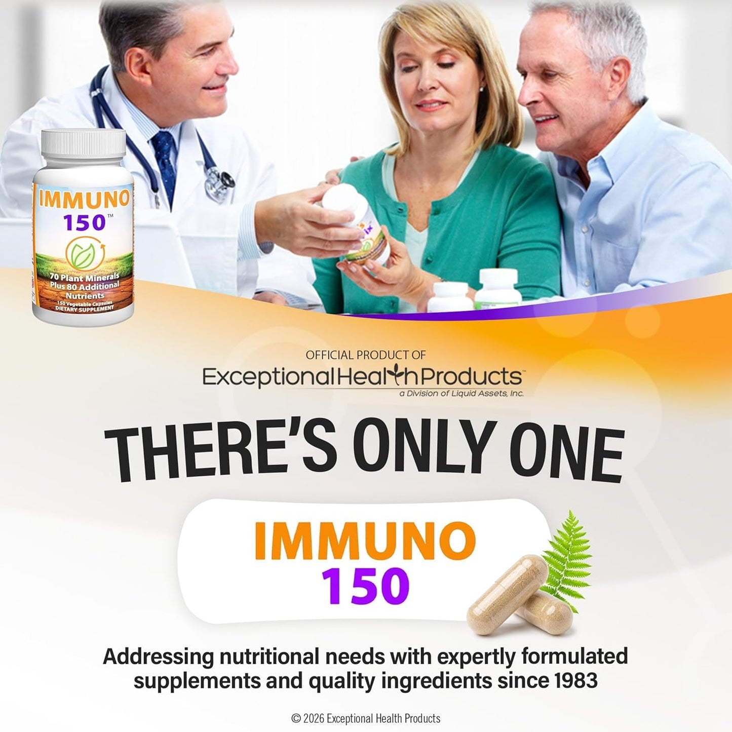 IMMUNO 150 Everything Your Body Needs Over 150 Natural Ingredients